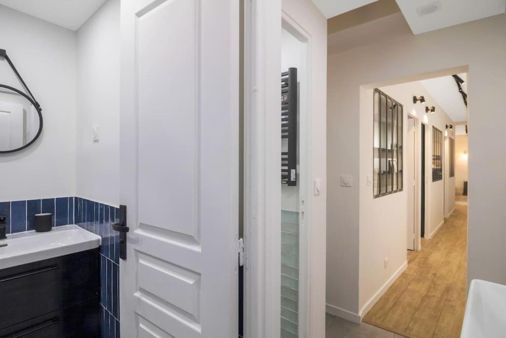 Brand New Flat For 8 People, 3 Bedrooms Párizs Kültér fotó